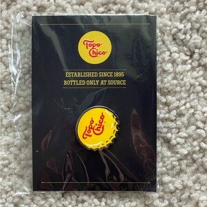 Topo Chico Mineral Water Bottle Cap Collectable Enamel Pin, NEW Lapel Hat Pin